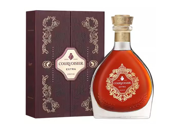 哈尔滨回收拿破仑至尊EXTRA馥华诗干邑白兰地700ml礼盒装Courvoisier洋酒