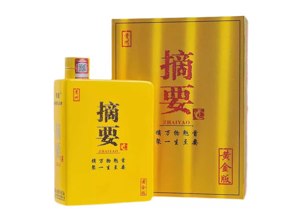 哈尔滨贵州摘要酒回收金沙摘要黄金版750ml单瓶整箱收购