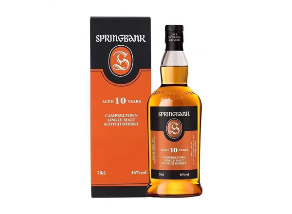 哈尔滨收购云顶10年威士忌SpringBank云顶10年700ml回收洋酒行货