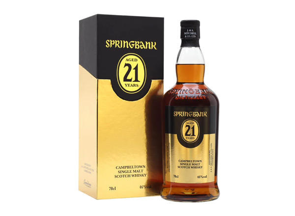 哈尔滨SpringBank云顶21年威士忌回收苏格兰单一麦芽威士忌700ml进口洋酒收购