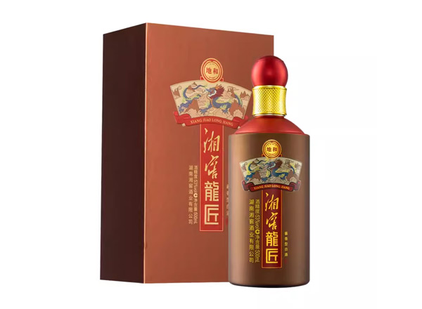 哈尔滨湘窖龍匠地和回收湘窖酒龙匠酱香型53度500ml礼盒装