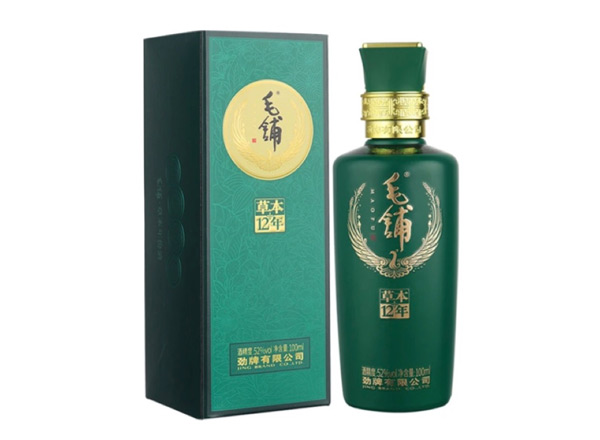 哈尔滨劲牌毛铺酒回收毛铺草本12年52度42度草本年份酒